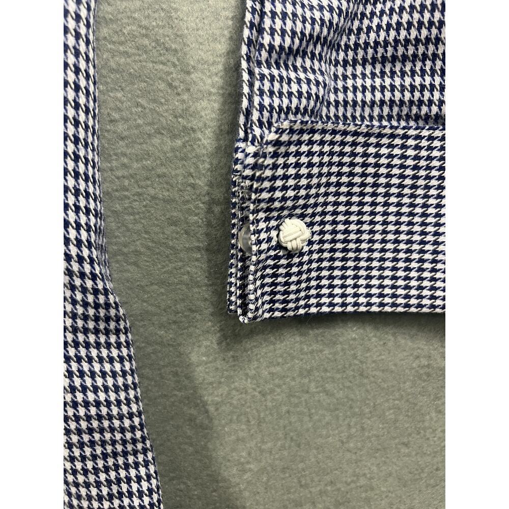 Stacy Adams Men's Button-Down Cotton Shirt, Size 18.5, Long Sleeve - Picture 8 of 11